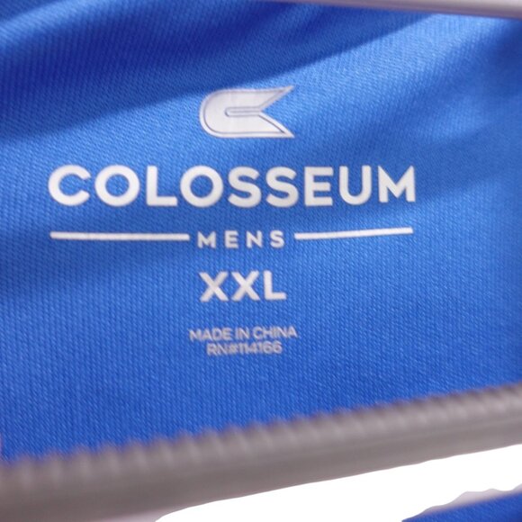 NWOT Colosseum Mens UCLA Bruins Short Sleeve Polo Shirt Sz XXL Blue Sportswear - Picture 3 of 5